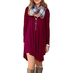 NWT Long Sleeve, Flowy Tunic Top Dress